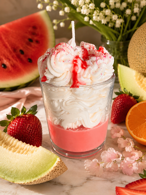 Blushing Melon Bloom Candle